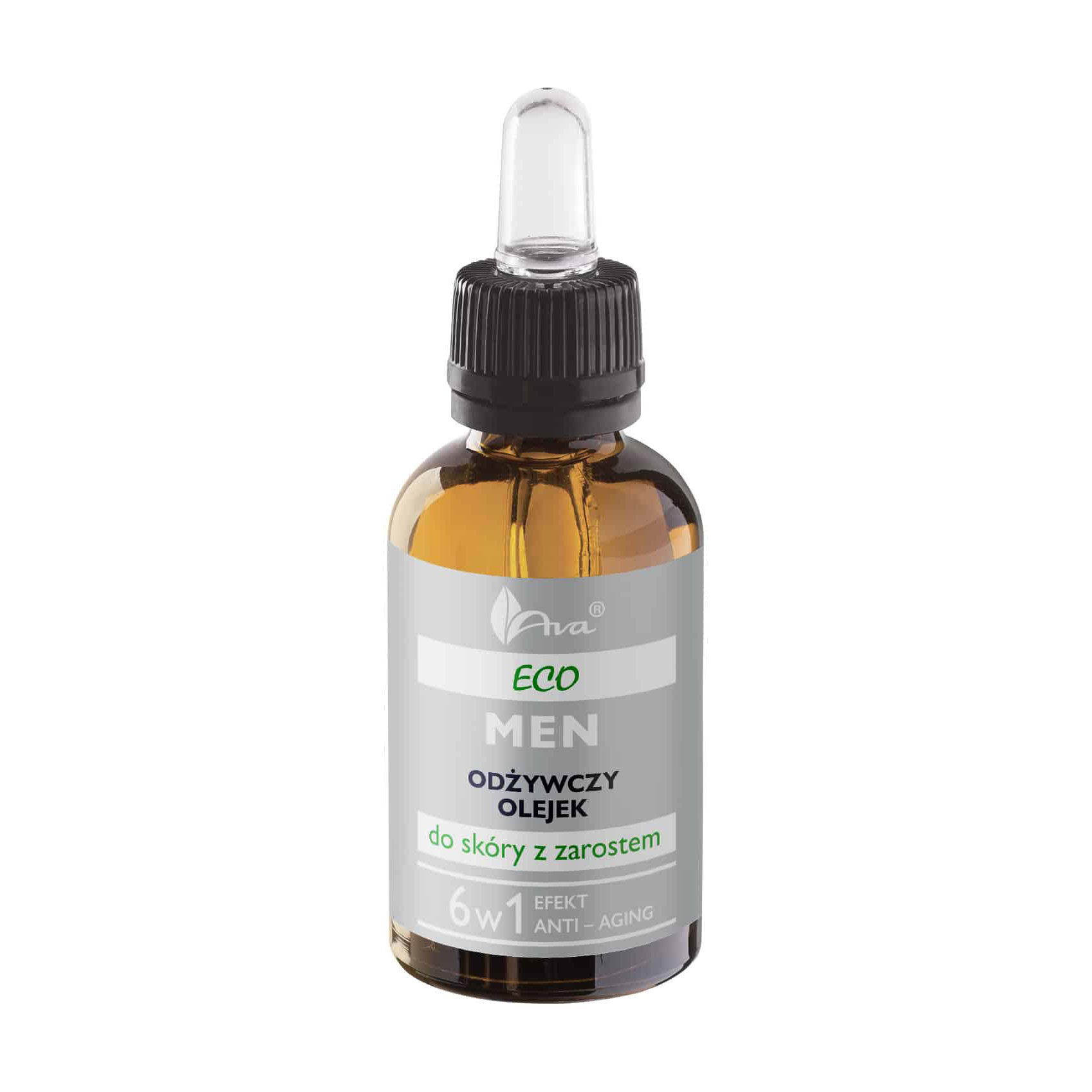 Живильна олія для бороди 6 в 1 AVA Laboratorium Eco Men Beard Oil, 30 мл