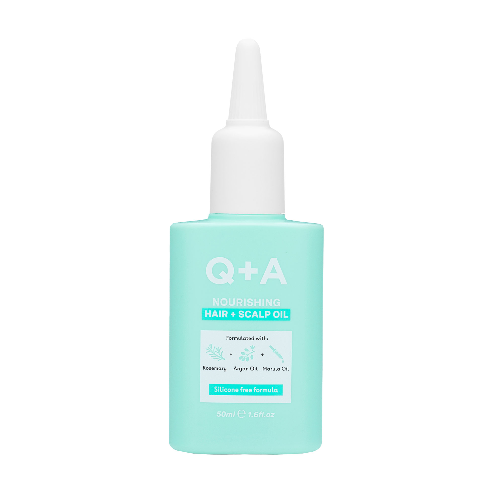 Живильна олія для волосся та шкіри голови Q+A Nouroshing Scalp + Hair Oil, 50 мл